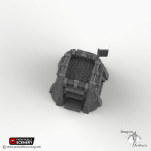 Load image into Gallery viewer, Sithic Outpost Guard Tower - 28mm 32mm Printable Scenery, Brave New Worlds, Sithic Outpost, Wargaming Tabletop