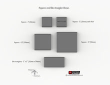 Load image into Gallery viewer, Square and Rectangular Bases for Miniatures - Minis Monsters Soldiers D&amp;D DnD