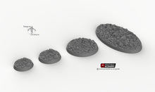 Load image into Gallery viewer, Circular and Oval Bone Bases for Miniatures - Minis Monsters Soldiers D&amp;D DnD
