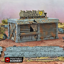Load image into Gallery viewer, Junkfood Franchise - Junkfort Franchise 15mm 28mm 20mm 32mm Brave New Worlds Wasteworld Gaslands Terrain Scatter D&amp;D DnD