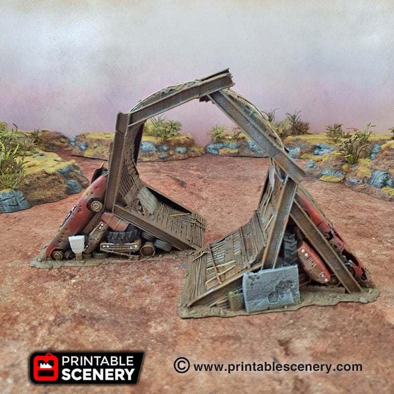Loop de Loop - 15mm 28mm 20mm 32mm Brave New Worlds Wasteworld Gaslands Terrain Scatter D&D DnD