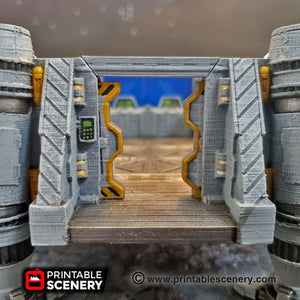 Cargo Lander - 15mm 28mm 32mm Brave New Worlds Sanctuary-17 Terrain Scatter D&D DnD