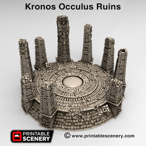 Kronos Occulus Ruins - 15mm 28mm 32mm Brave New Worlds New Eden Terrain Scatter D&D DnD