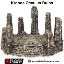 Load image into Gallery viewer, Kronos Occulus Ruins - 15mm 28mm 32mm Brave New Worlds New Eden Terrain Scatter D&amp;D DnD