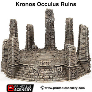 Kronos Occulus Ruins - 15mm 28mm 32mm Brave New Worlds New Eden Terrain Scatter D&D DnD