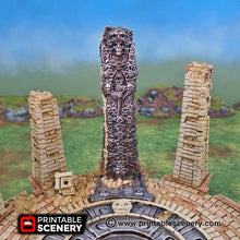 Load image into Gallery viewer, Kronos Occulus Ruins - 15mm 28mm 32mm Brave New Worlds New Eden Terrain Scatter D&amp;D DnD
