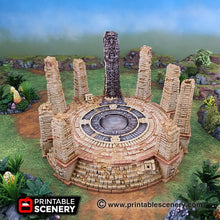 Load image into Gallery viewer, Kronos Occulus Ruins - 15mm 28mm 32mm Brave New Worlds New Eden Terrain Scatter D&amp;D DnD