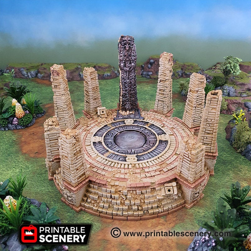 Kronos Occulus Ruins - 15mm 28mm 32mm Brave New Worlds New Eden Terrain Scatter D&D DnD