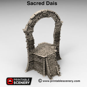 Sacred Dais - 15mm 28mm 32mm Brave New Worlds New Eden Terrain Scatter D&D DnD