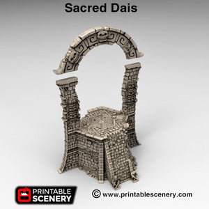 Sacred Dais - 15mm 28mm 32mm Brave New Worlds New Eden Terrain Scatter D&D DnD