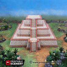 Load image into Gallery viewer, OpenLOCK Pyramid - Step Pyramid 28mm 32mm Brave New Worlds New Eden Terrain Scatter D&amp;D DnD