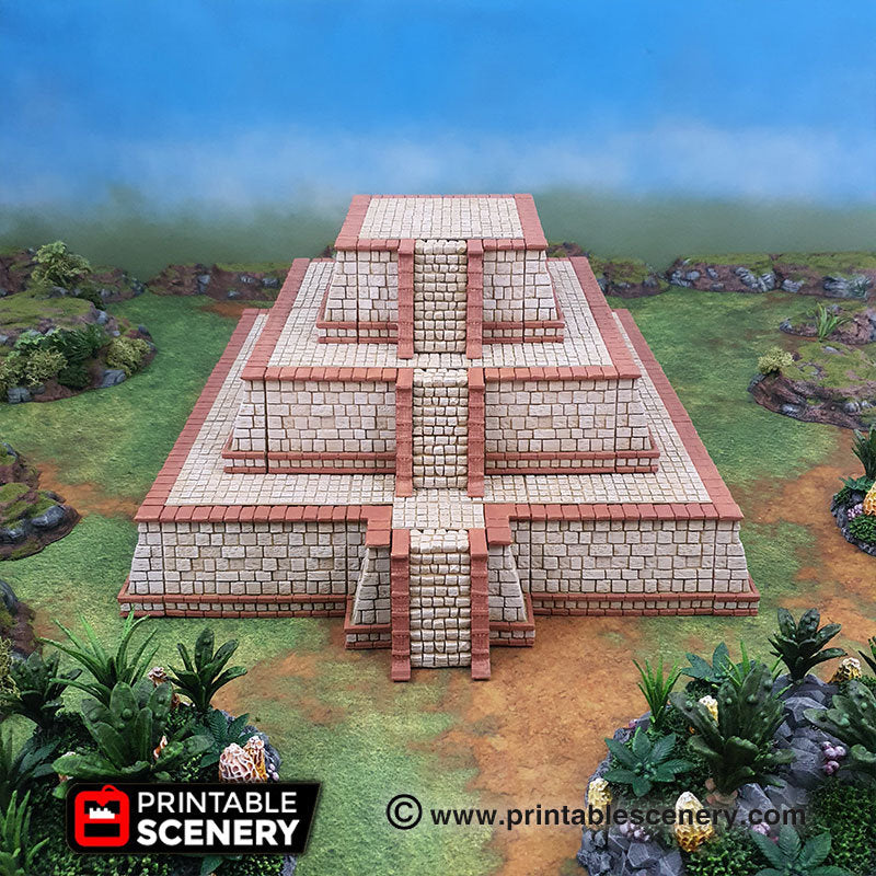 OpenLOCK Pyramid - Step Pyramid 28mm 32mm Brave New Worlds New Eden Terrain Scatter D&D DnD