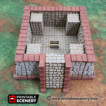 Load image into Gallery viewer, OpenLOCK Pyramid - Step Pyramid 28mm 32mm Brave New Worlds New Eden Terrain Scatter D&amp;D DnD
