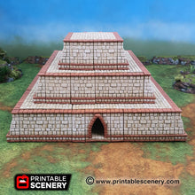 Load image into Gallery viewer, OpenLOCK Pyramid - Step Pyramid 28mm 32mm Brave New Worlds New Eden Terrain Scatter D&amp;D DnD