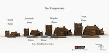 Load image into Gallery viewer, Junkfort Ramparts and Bastions - 15mm 20mm 28mm 32mm Brave New Worlds Wasteworld Terrain Scatter D&amp;D DnD