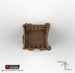 Junkfort Lookout Tower - 15mm 28mm 20mm 32mm Brave New Worlds Wasteworld Gaslands Terrain Scatter D&D DnD