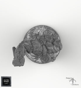 Stone Golem - Skyless Realms EC3D Wargaming Miniatures D&D DnD