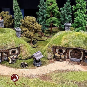 Halfling House 2 - 15mm 28mm Dark Realms Wargaming Terrain Scatter D&D DnD