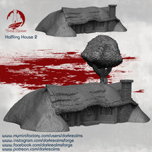 Load image into Gallery viewer, Halfling House 2 - 15mm 28mm Dark Realms Wargaming Terrain Scatter D&amp;D DnD