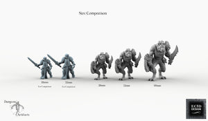 Gnolls - EC3D Skyless Realms Wargaming Miniatures D&D DnD