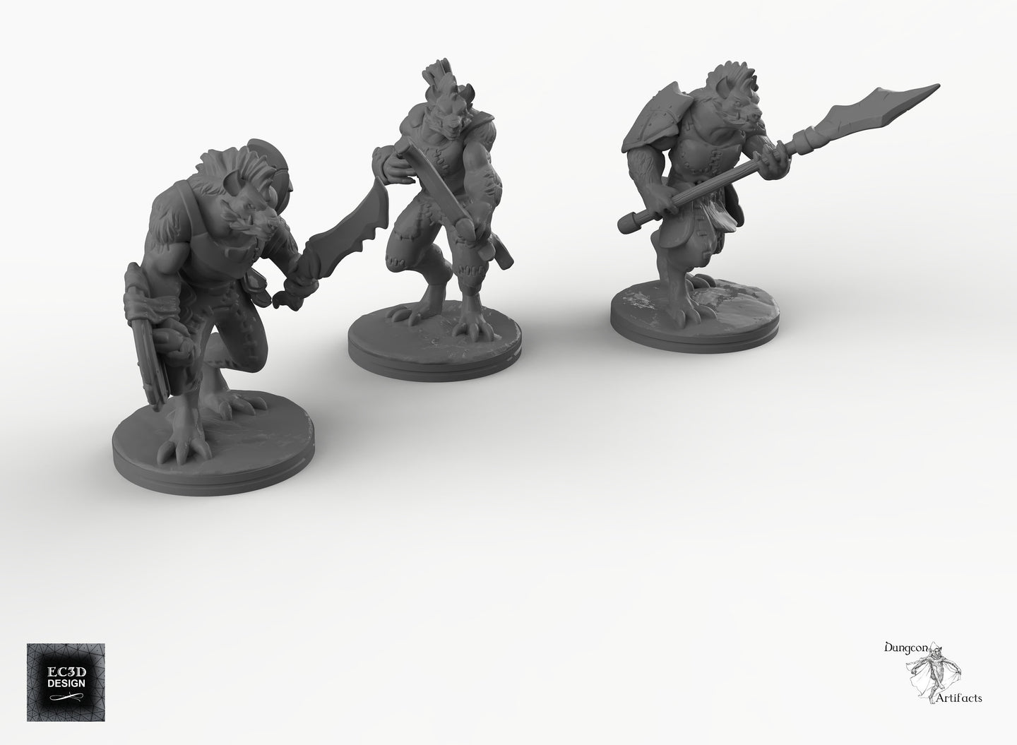 Gnolls - EC3D Skyless Realms Wargaming Miniatures D&D DnD