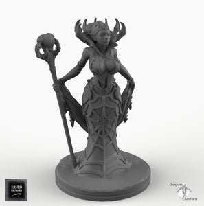 Spider Queen - EC3D Skyless Realms Wargaming Miniatures Monster D&D DnD