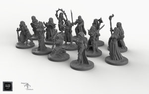 Dark Elf Miniatures Deluxe Set - Wargaming Miniatures Monsters D&D DnD Drow