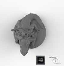 Load image into Gallery viewer, Dark Elf Lizard Rider - EC3D Skyless Realms Wargaming Miniature D&amp;D DnD Drow