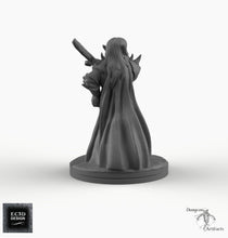 Load image into Gallery viewer, Dark Elf Caped Warrior - EC3D Skyless Realms Wargaming Miniatures D&amp;D DnD Drow