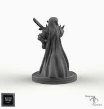 Load image into Gallery viewer, Dark Elf Caped Warrior - EC3D Skyless Realms Wargaming Miniatures D&amp;D DnD Drow