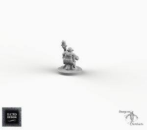 Deep Gnome Merchant - EC3D Skyless Realms Wargaming Miniatures D&D DnD Svirfneblin