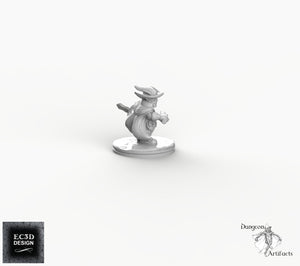 Deep Gnome Rogue - EC3D Skyless Realms Wargaming Miniatures D&D DnD Svirfneblin
