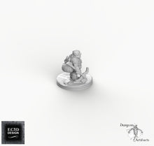 Load image into Gallery viewer, Deep Gnome Miner - EC3D Skyless Realms Wargaming Miniatures D&amp;D DnD Svirfneblin