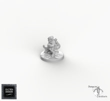 Load image into Gallery viewer, Deep Gnome Miner - EC3D Skyless Realms Wargaming Miniatures D&amp;D DnD Svirfneblin