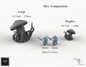 Mutant Shrieker - Sentry Shroom - Skyless Realms EC3D Wargaming Miniatures Terrain D&D DnD