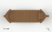 Load image into Gallery viewer, Medieval River Barge - 15mm 28mm 32mm Wargaming Terrain D&amp;D DnD