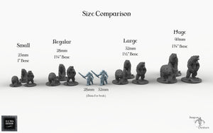 Bears - Wilds of Wintertide Wargaming Terrain D&D, DnD
