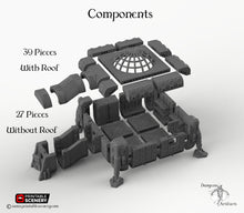 Load image into Gallery viewer, Operations Base Module - 2x2 - 28mm 32mm Brave New Worlds Sanctuary 17 Terrain Scatter D&amp;D DnD