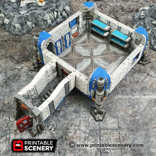 Load image into Gallery viewer, Operations Base Module - 2x2 - 28mm 32mm Brave New Worlds Sanctuary 17 Terrain Scatter D&amp;D DnD