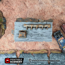 Load image into Gallery viewer, Junkfood Franchise - Junkfort Franchise 15mm 28mm 20mm 32mm Brave New Worlds Wasteworld Gaslands Terrain Scatter D&amp;D DnD