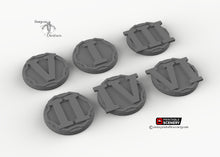 Load image into Gallery viewer, Roman Numeral Markers for Gaming - Board Games D&amp;D DnD