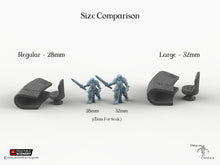 Load image into Gallery viewer, Starship Bridge Furnishings - 28mm 32mm Printable Scenery Tabletop Scatter Miniatures Terrain Console Starship
