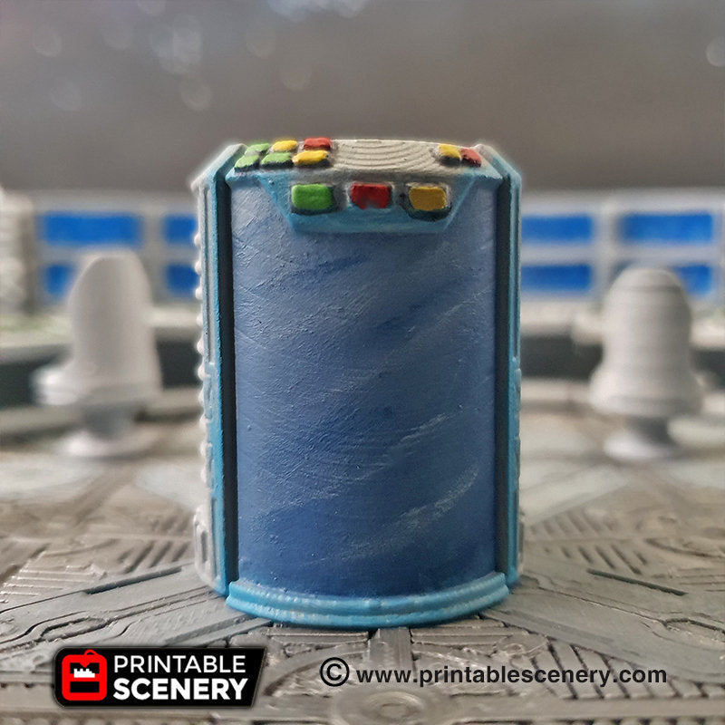 Teleporter Pad - 15mm 28mm 32mm 42mm Printable Scenery Tabletop Scatter Miniatures Terrain Starship