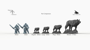 Wolf - Wolves Wargaming Miniatures Monster Rocket Pig Games D&D DnD