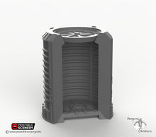 Load image into Gallery viewer, Teleporter Pad - 15mm 28mm 32mm 42mm Printable Scenery Tabletop Scatter Miniatures Terrain Starship