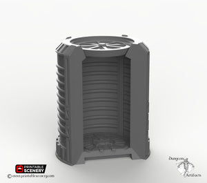Teleporter Pad - 15mm 28mm 32mm 42mm Printable Scenery Tabletop Scatter Miniatures Terrain Starship
