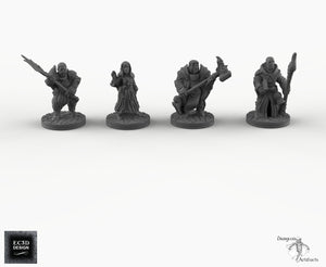 The Holy Order of Ash - EC3D Cleric Wargaming Miniatures D&D DnD