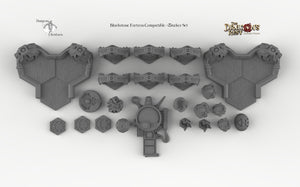 Blackstone Fortress Compatible Trihex Citadel Token and Marker Sets - Dragon's Rest Wargaming Terrain Scatter