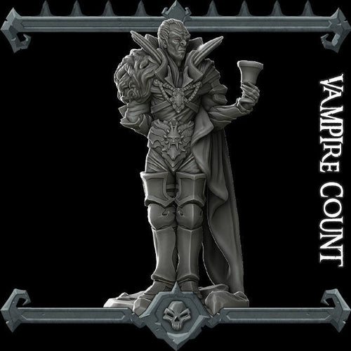 Vampire Count - Wargaming Miniatures Monster Rocket Pig Games D&D, DnD
