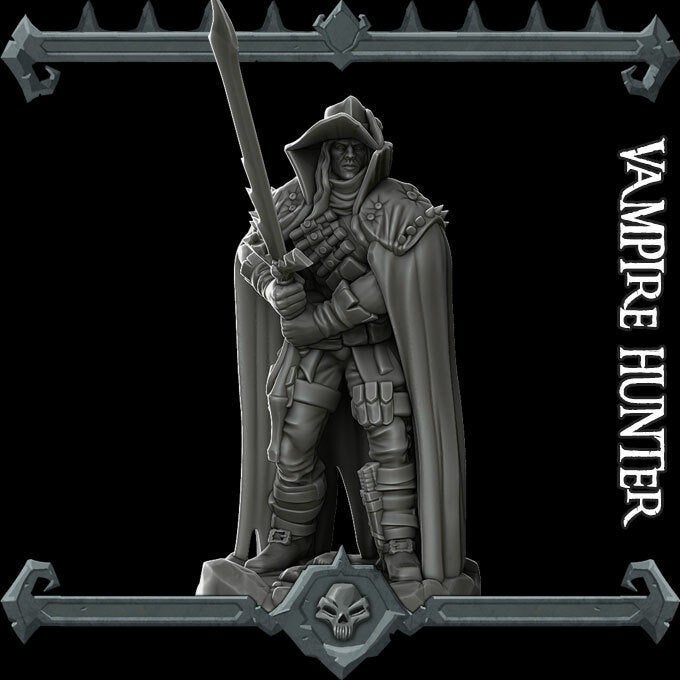 Vampire Hunter - Wargaming Miniatures Monster Rocket Pig Games D&D, DnD
